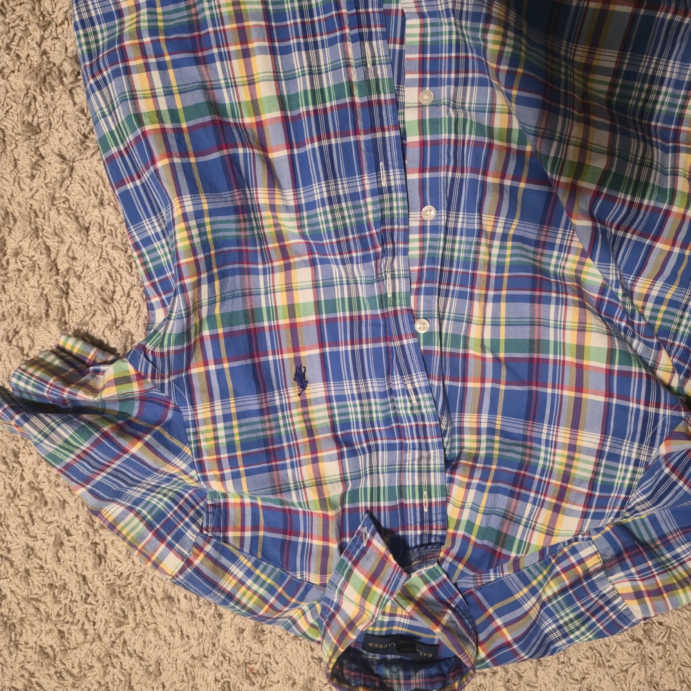 Polo Ralph Lauren Kids Multicolor Plaid Button Down Shirt